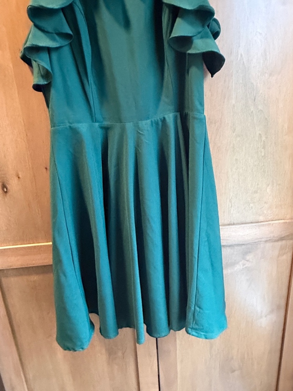 Altar'd State Green Ruffle dress - Picture 5 of 8